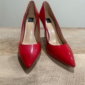 White House Black Market Red Heels Pointed-Toe Stiletto